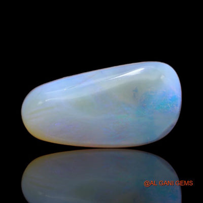 Natural Untreated Fire Opal Loose Gemstone Fancy Cabochon From Australia 12.10 Cts 23x12x6 mm A-26
