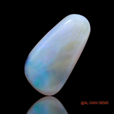 Natural Untreated Fire Opal Loose Gemstone Fancy Cabochon From Australia 12.10 Cts 23x12x6 mm A-26