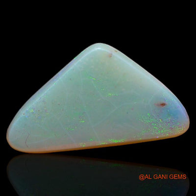 2.70 Cts Unheated Australian Fire Opal Loose Gemstone Trillion Cabochon Natural 16x9x3 mm A-270