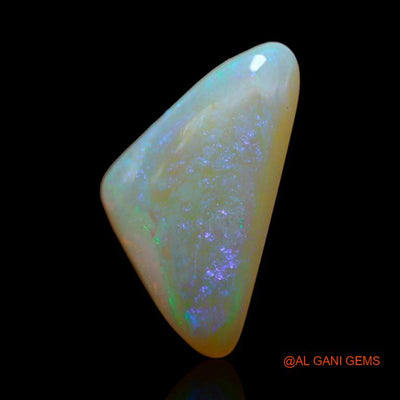 2.70 Cts Unheated Australian Fire Opal Loose Gemstone Trillion Cabochon Natural 16x9x3 mm A-270