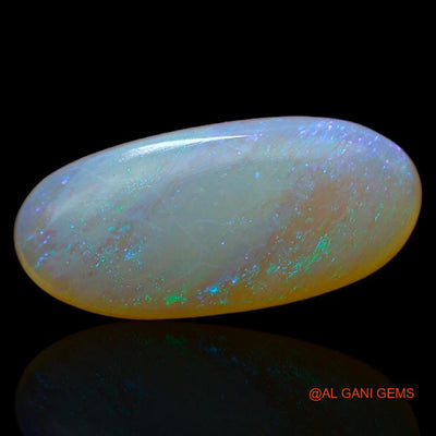 3.15 Cts Natural Australian Fire Opal Loose Gemstone Oval Cabochon 17x7x1 mm A-271