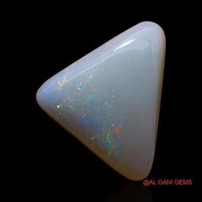 2.90 Cts Unheated Australian Fire Opal Loose Gemstone Trillion Cabochon Natural 14x11x3 mm A-272