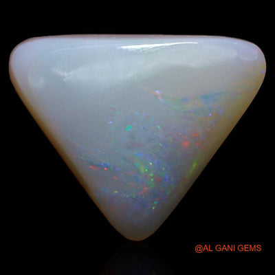 2.90 Cts Unheated Australian Fire Opal Loose Gemstone Trillion Cabochon Natural 14x11x3 mm A-272