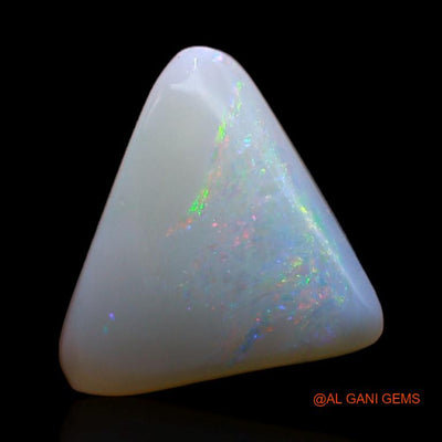 2.90 Cts Unheated Australian Fire Opal Loose Gemstone Trillion Cabochon Natural 14x11x3 mm A-272