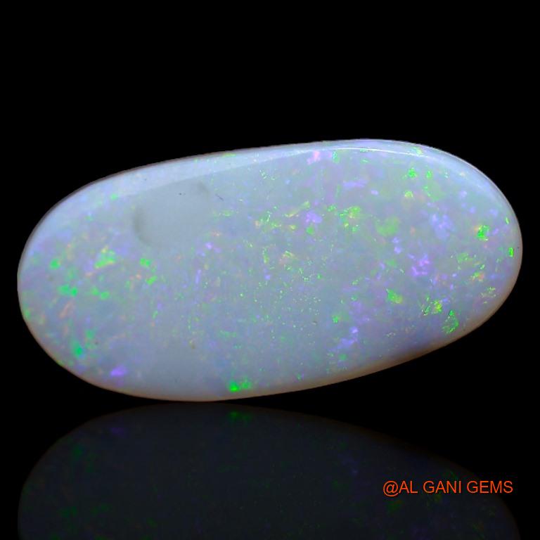 2.25 Cts Natural Australian Fire Opal Loose Gemstone Oval Cabochon 16x7x2 mm A-273