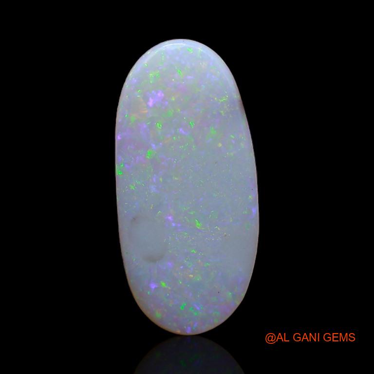 2.25 Cts Natural Australian Fire Opal Loose Gemstone Oval Cabochon 16x7x2 mm A-273