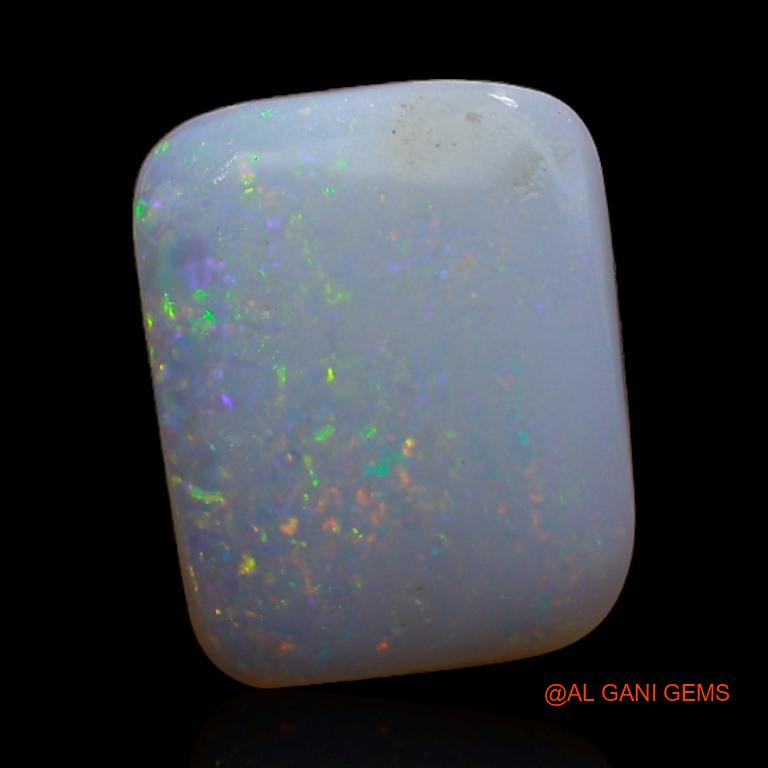 2.15 Cts Natural Australian Fire Opal Loose Gemstone Square Cabochon 11x9x2 mm A-274