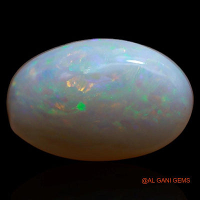 3.25 Cts Natural Australian Fire Opal Loose Gemstone Oval Cabochon 12x8x4 mm A-276