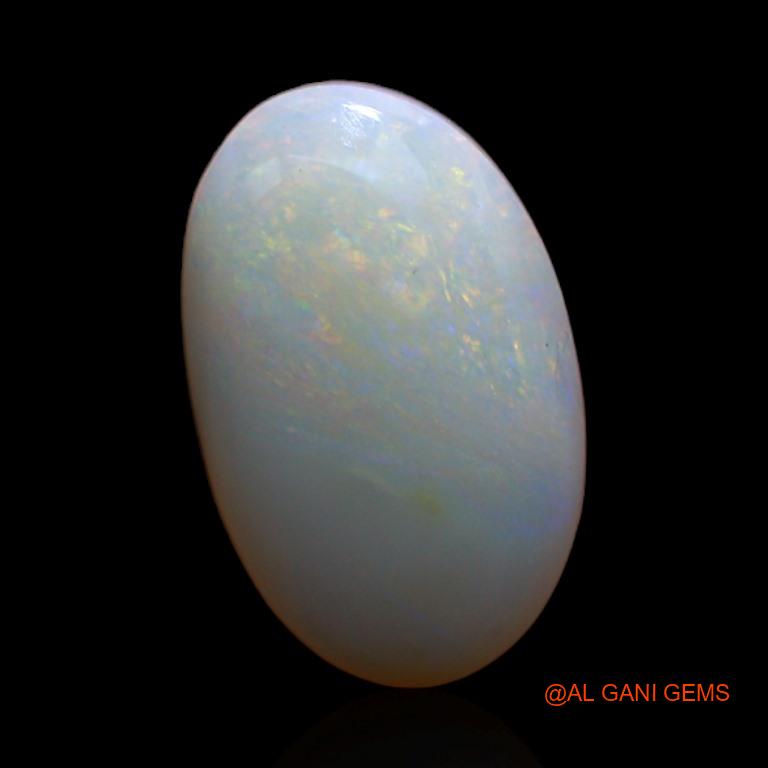 2.90 Cts Unheated Australian Fire Opal Loose Gemstone Oval Cabochon Natural 13x8x4 mm A-278
