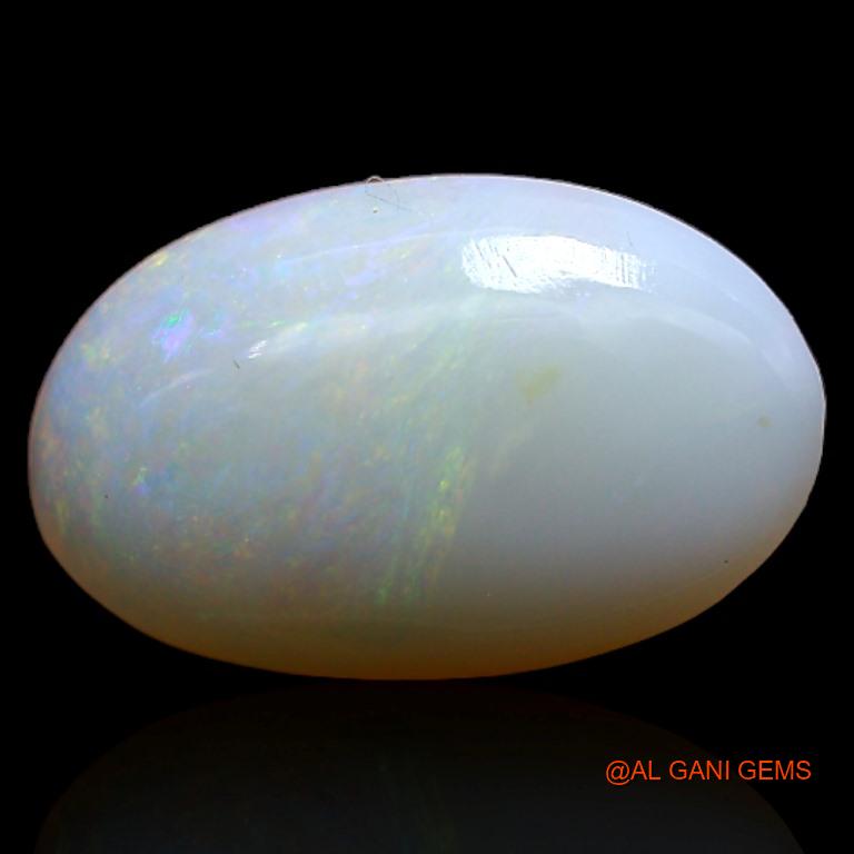 2.90 Cts Unheated Australian Fire Opal Loose Gemstone Oval Cabochon Natural 13x8x4 mm A-278