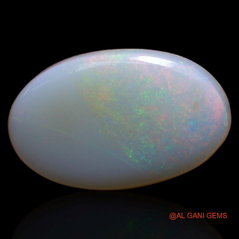 2.90 Cts Unheated Australian Fire Opal Loose Gemstone Oval Cabochon Natural 13x8x4 mm A-278