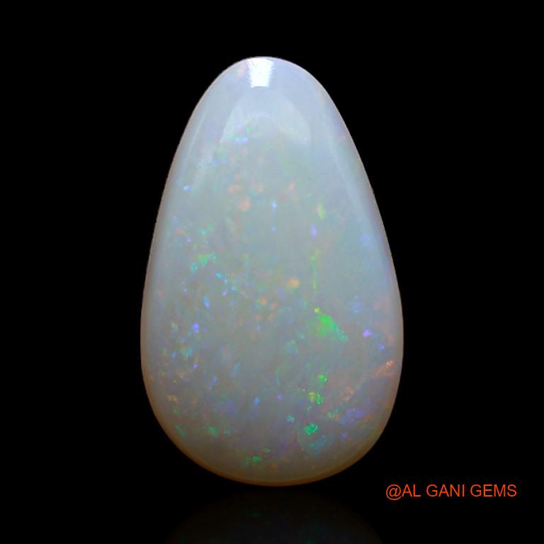 2.75 Cts Natural Australian Fire Opal Pear Cabochon Loose Gemstone For Jewelry 14x8x3 mm A-279