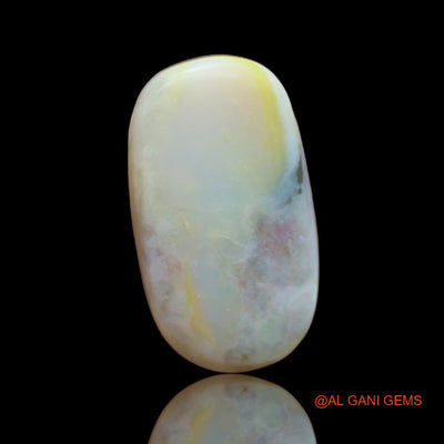 Natural Fire Opal Gemstone 10.35 Cts Loose Oval Cabochon From Australia 21x12x5 mm A-27