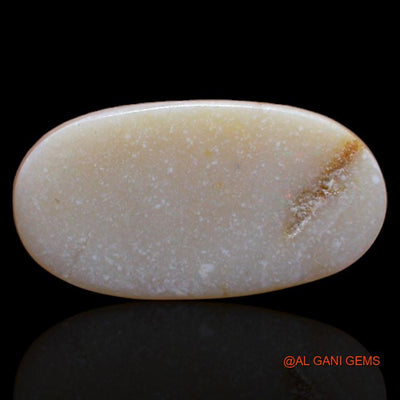 3.55 Cts Natural Australian Fire Opal Loose Gemstone Oval Cabochon 18x9x2 mm A-281