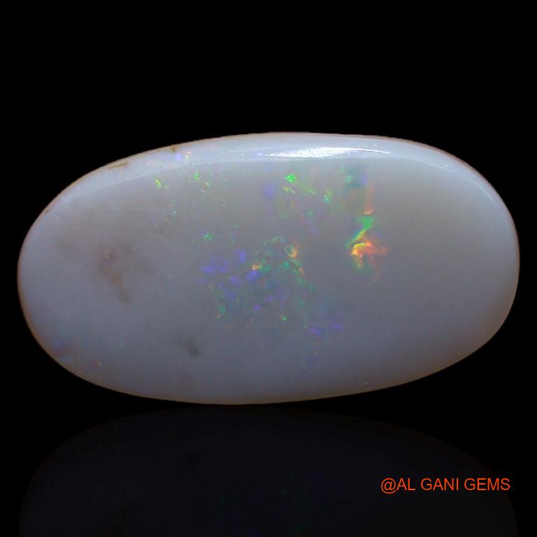 3.55 Cts Natural Australian Fire Opal Loose Gemstone Oval Cabochon 18x9x2 mm A-281