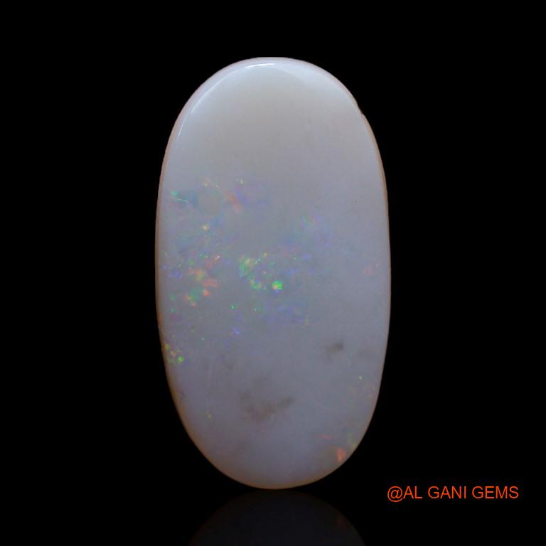 3.55 Cts Natural Australian Fire Opal Loose Gemstone Oval Cabochon 18x9x2 mm A-281