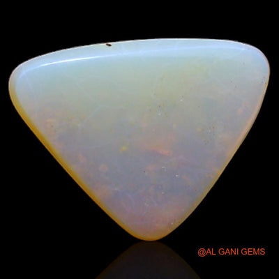 2.40 Cts Natural Australian Fire Opal Trillion Cabochon Loose Gemstone For Jewelry 13x10x2 mm A-282