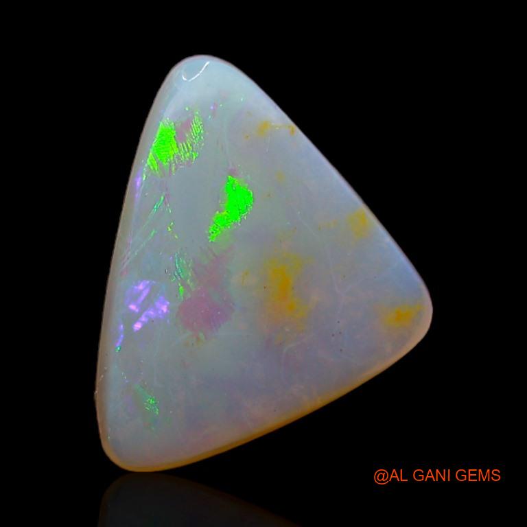 2.40 Cts Natural Australian Fire Opal Trillion Cabochon Loose Gemstone For Jewelry 13x10x2 mm A-282