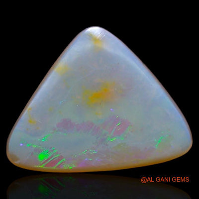 2.40 Cts Natural Australian Fire Opal Trillion Cabochon Loose Gemstone For Jewelry 13x10x2 mm A-282
