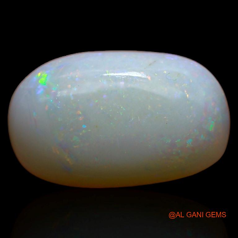 3.35 Cts Natural Australian Fire Opal Loose Gemstone Oval Cabochon 14x8x4 mm A-284
