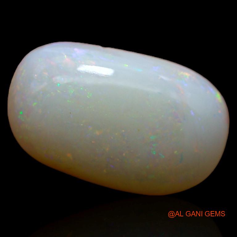 3.35 Cts Natural Australian Fire Opal Loose Gemstone Oval Cabochon 14x8x4 mm A-284