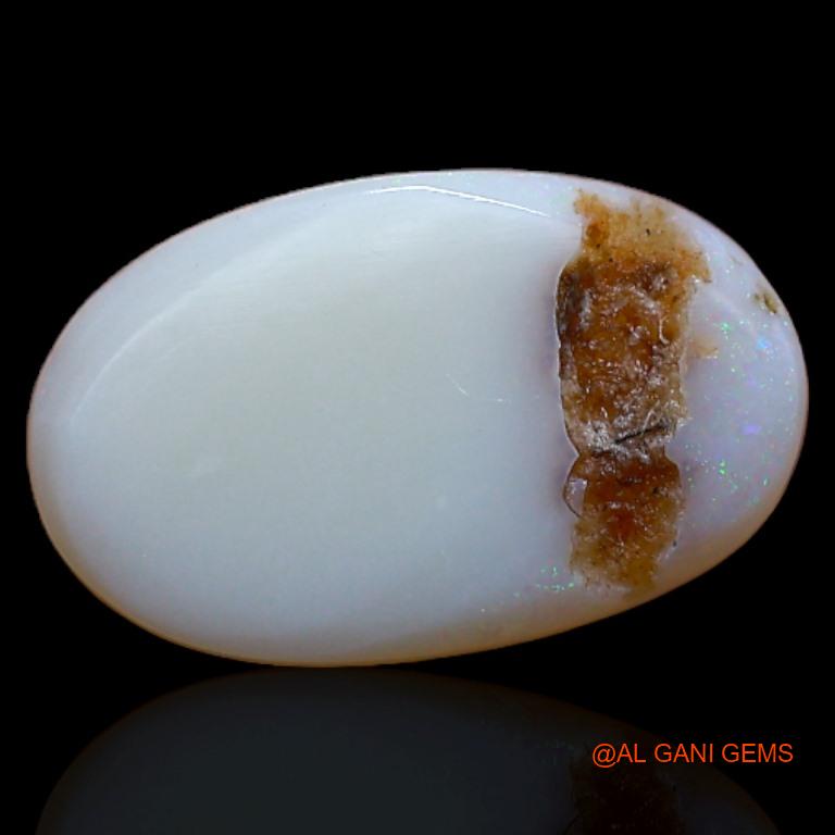 3.10 Cts Unheated Australian Fire Opal Loose Gemstone Oval Cabochon Natural 15x9x3 mm A-285