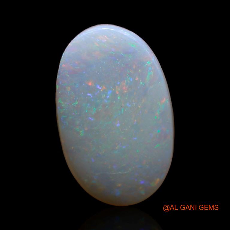 3.10 Cts Unheated Australian Fire Opal Loose Gemstone Oval Cabochon Natural 15x9x3 mm A-285