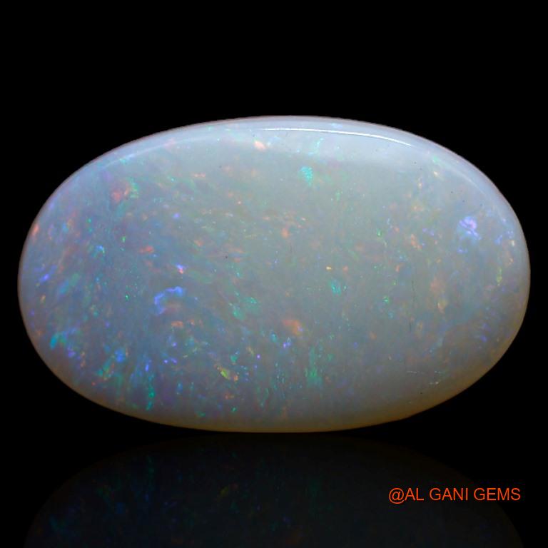 3.10 Cts Unheated Australian Fire Opal Loose Gemstone Oval Cabochon Natural 15x9x3 mm A-285