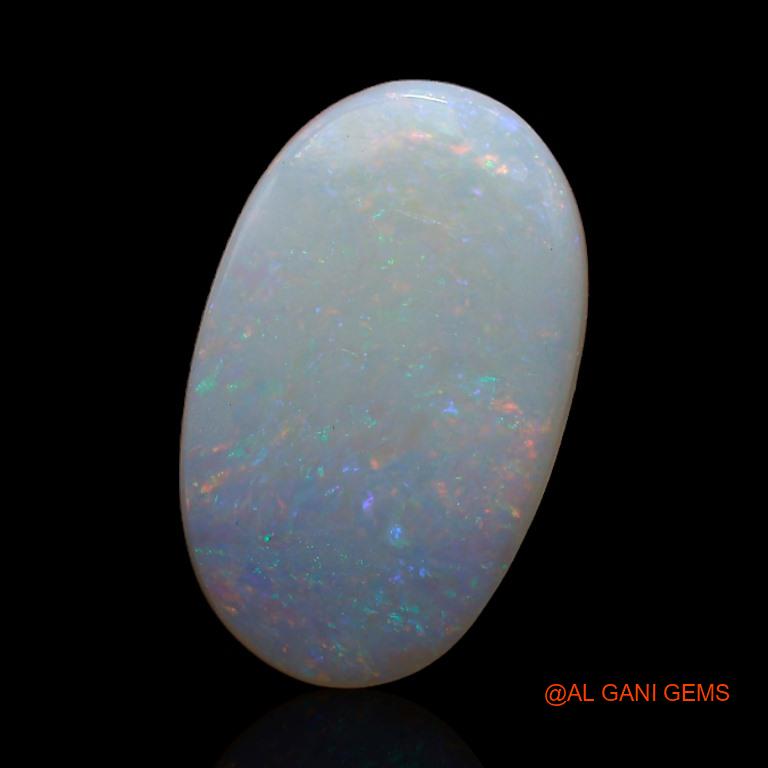 3.10 Cts Unheated Australian Fire Opal Loose Gemstone Oval Cabochon Natural 15x9x3 mm A-285