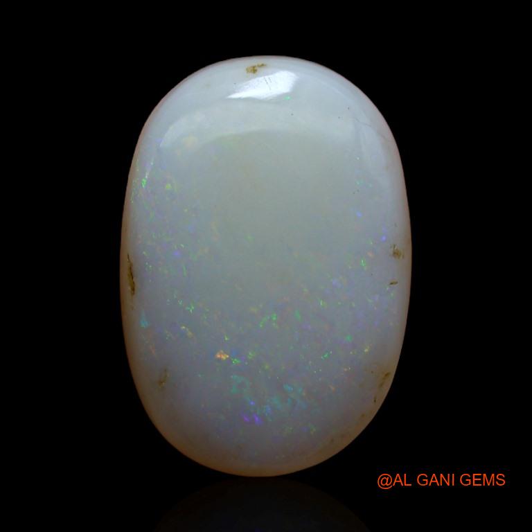 Natural Fire Opal Gemstone 4.50 Cts Loose Oval Cabochon From Australia 15x10x3 mm A-286