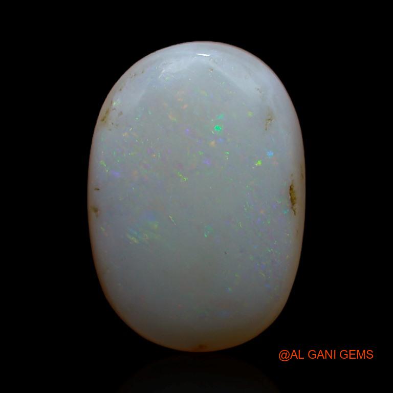 Natural Fire Opal Gemstone 4.50 Cts Loose Oval Cabochon From Australia 15x10x3 mm A-286