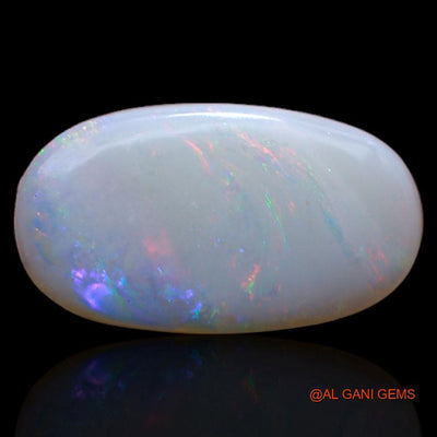 3.75 Cts Unheated Australian Fire Opal Loose Gemstone Oval Cabochon Natural 10x9x3 mm A-288