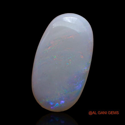 3.75 Cts Unheated Australian Fire Opal Loose Gemstone Oval Cabochon Natural 10x9x3 mm A-288