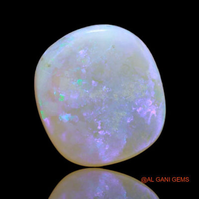 Natural Untreated Fire Opal Loose Gemstone Oval Cabochon From Australia 8.90 Cts 16x15x4 mm A-28