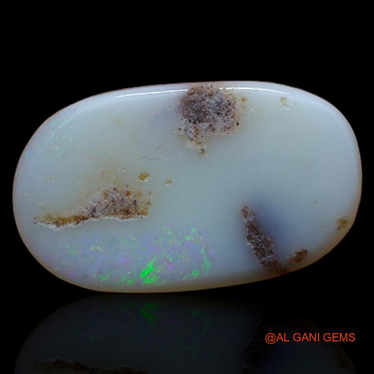 4.55 Cts Natural Australian Fire Opal Oval Cabochon Loose Gemstone For Jewelry 16x10x4 mm A-290