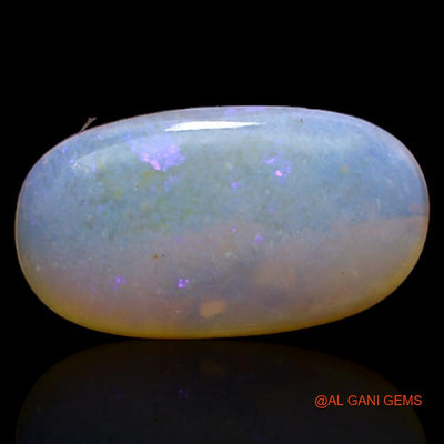 Natural Fire Opal Gemstone 2.90 Cts Loose Oval Cabochon From Australia 15x8x3 mm A-293
