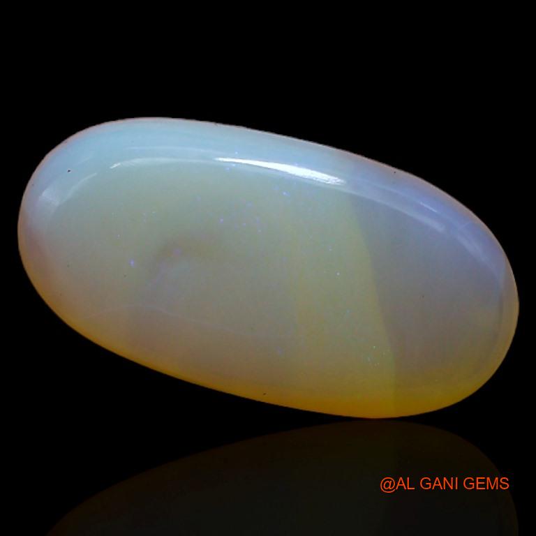 3.50 Cts Natural Australian Fire Opal Loose Gemstone Oval Cabochon 15x7x4 mm A-294