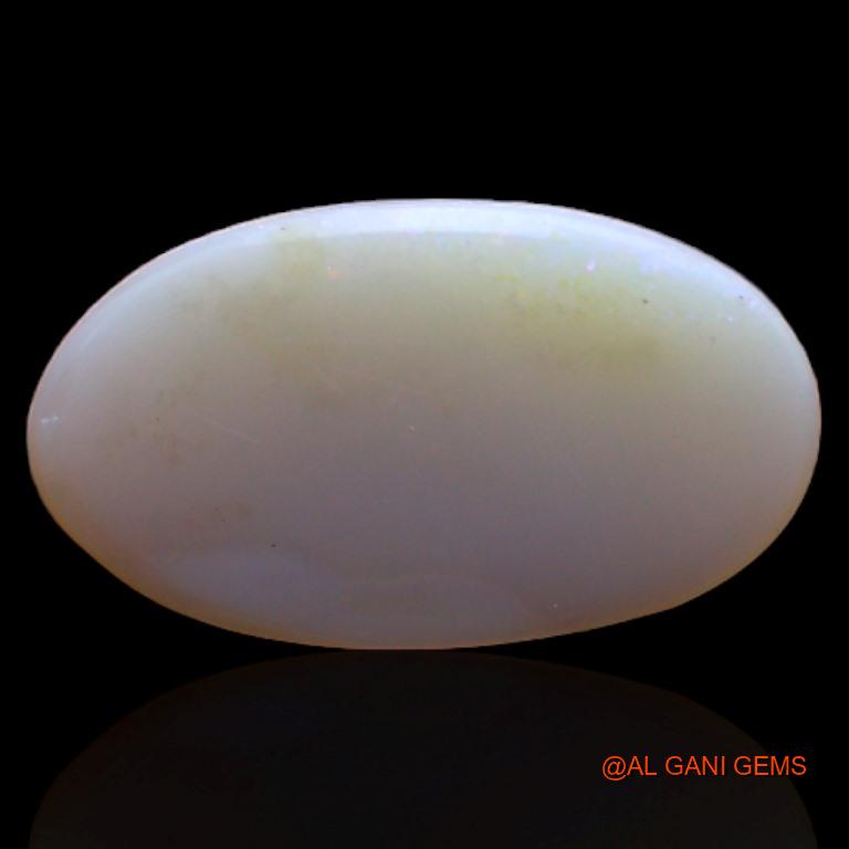 3.15 Cts Natural Australian Fire Opal Loose Gemstone Oval Cabochon 15x9x3 mm A-296