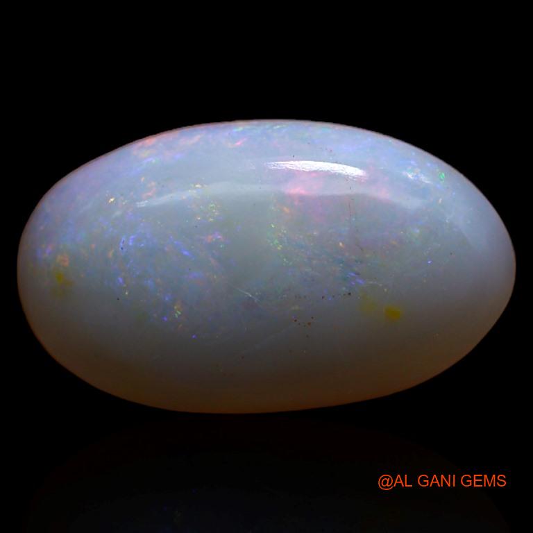 3.15 Cts Natural Australian Fire Opal Loose Gemstone Oval Cabochon 15x9x3 mm A-296