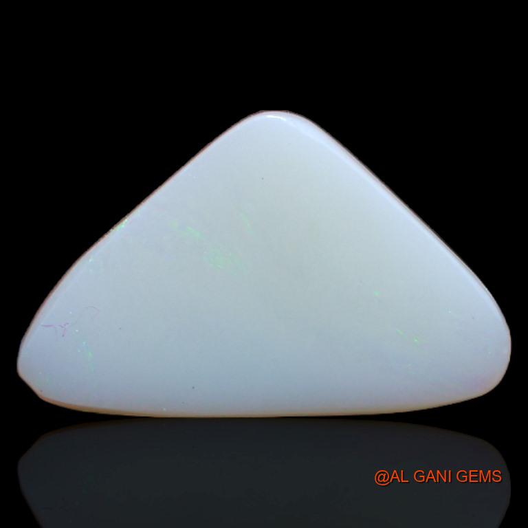 3.65 Cts Natural Australian Fire Opal Loose Gemstone Trillion Cabochon 15x9x4 mm A-297