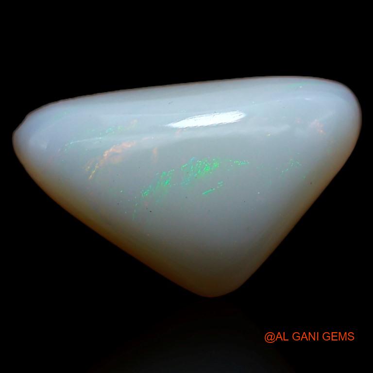 3.65 Cts Natural Australian Fire Opal Loose Gemstone Trillion Cabochon 15x9x4 mm A-297