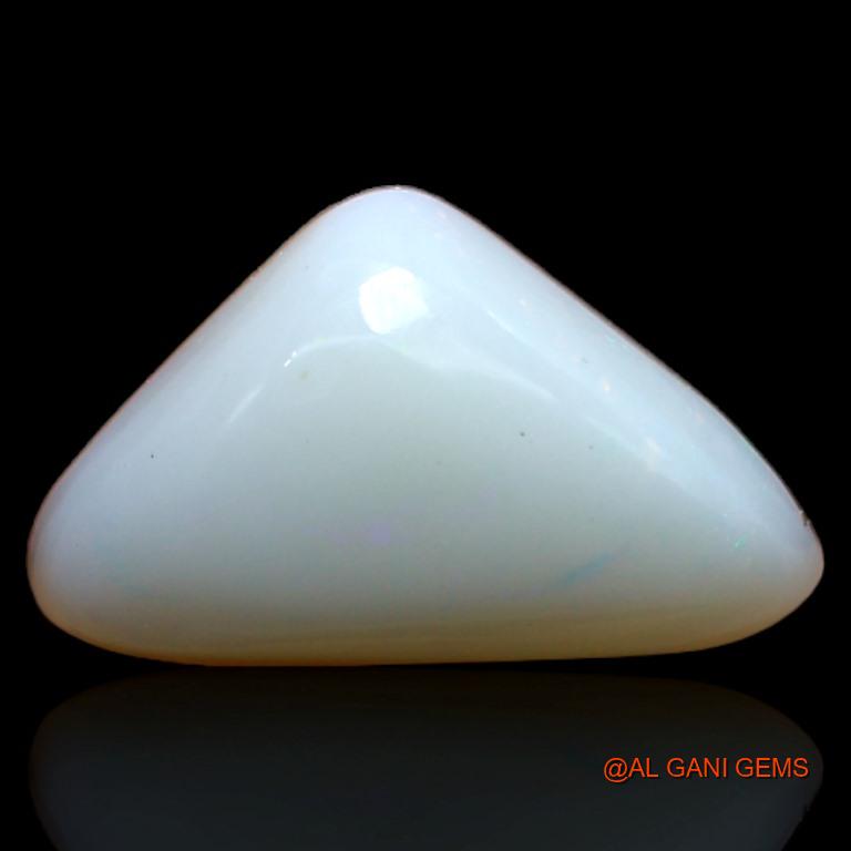 3.65 Cts Natural Australian Fire Opal Loose Gemstone Trillion Cabochon 15x9x4 mm A-297