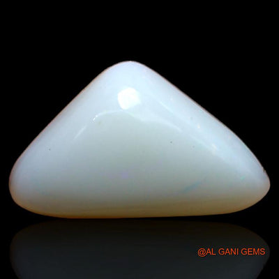 3.65 Cts Natural Australian Fire Opal Loose Gemstone Trillion Cabochon 15x9x4 mm A-297
