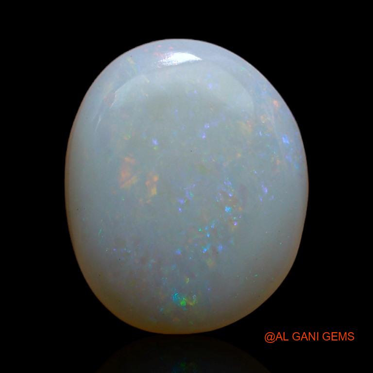 3.15 Cts Natural Australian Fire Opal Loose Gemstone Oval Cabochon 12x10x3 mm A-299