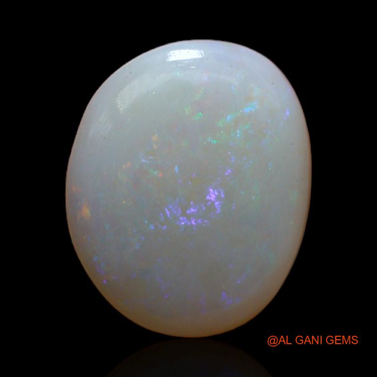 3.15 Cts Natural Australian Fire Opal Loose Gemstone Oval Cabochon 12x10x3 mm A-299