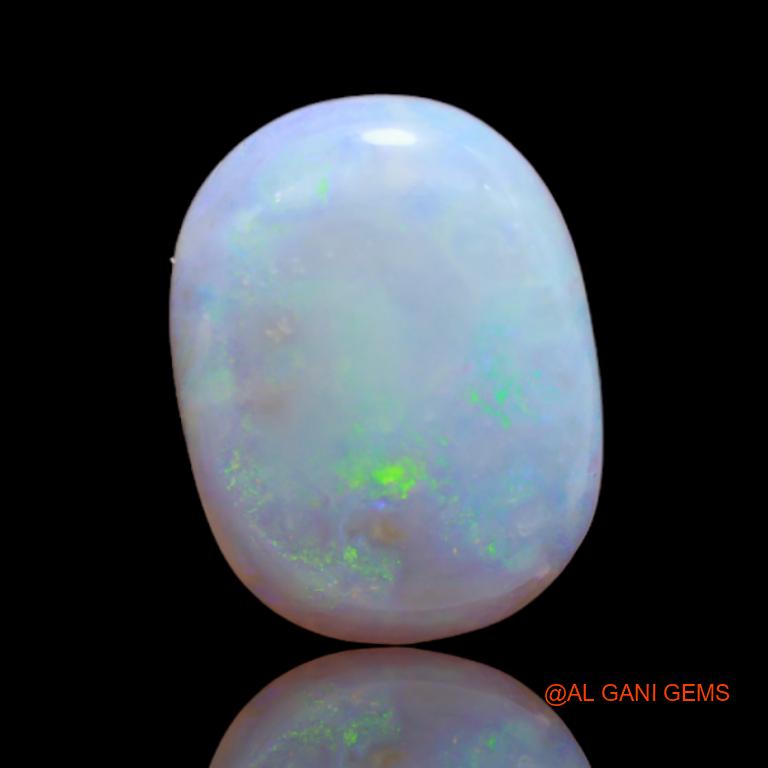 7.95 Cts Natural Australian Fire Opal Loose Gemstone Oval Cabochon 17x13x4 mm A-29