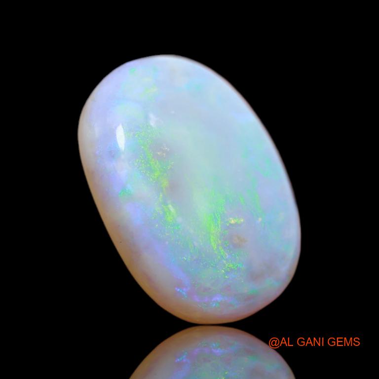 7.95 Cts Natural Australian Fire Opal Loose Gemstone Oval Cabochon 17x13x4 mm A-29
