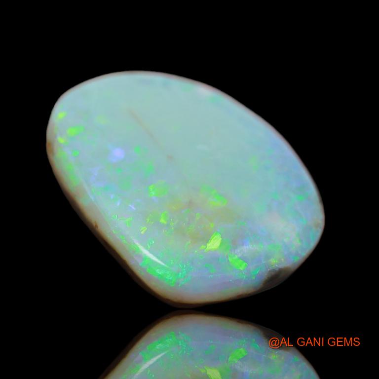 9.80 Cts Natural Australian Fire Opal Loose Gemstone Fancy Cabochon 19x15x4 mm A-2