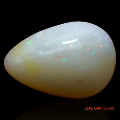 3.65 Cts Natural Australian Fire Opal Loose Gemstone Pear Cabochon 13x9x5 mm A-300