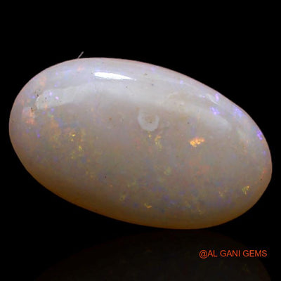 4.25 Cts Unheated Australian Fire Opal Loose Gemstone Oval Cabochon Natural 15x9x4 mm A-301
